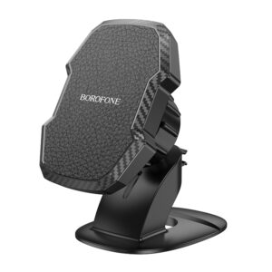 Borofone Car holder BH111 Adelante magnetic with stick-on base black - Image 1