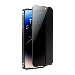 Benks Tempered glass Ultra Shield Privacy skirtas Apple iPhone 14 Pro Max/15 Plus/16 Plus black - Image 1