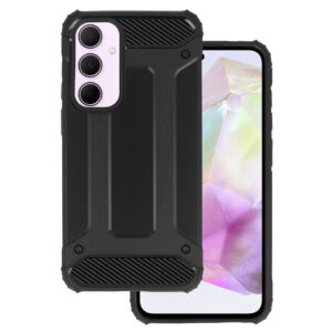 Armor Carbon Dėklas skirtas Samsung Galaxy A55 5G juodos spalvos