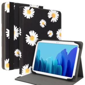 Wonder Canvas Tablet Case 10 inches black daisies - Image 1