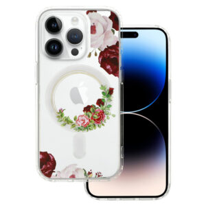 Tel Protect Flower Magsafe dėklas skirtas Apple iPhone 16 design 2