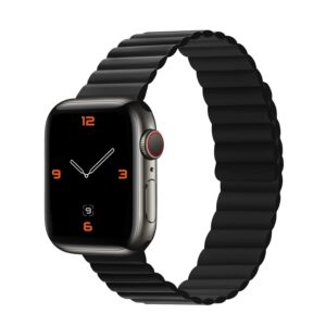 Silicone magnetic loop for Apple Watch 38/40/41 double-sided design 2 black