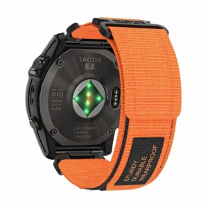 Nylon loop for Garmin 26mm design 1 orange - Image 1