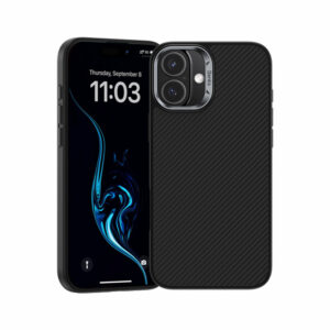 Benks Magnetic Armor Pro Kevlar Case Metal Frame 600D for Iphone 16 black