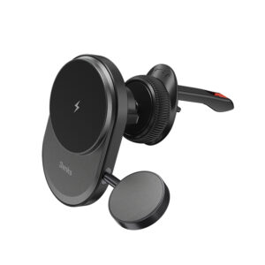 Benks Car holder magnetic CZ06 2 in 1 with induction charging 15W to air vent black - Image 1