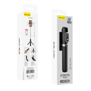 Blavec Selfie Stick Coco P-04 tripod + remote control 0,7 metres (SSCP04-TRB07) black