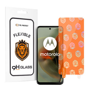 Tel Protect Best Flexible Hybrid Tempered Glass for MOTOROLA MOTO G45 5G - Image 1