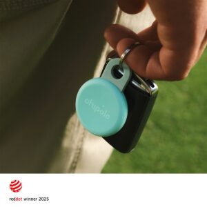 Chipolo LOOP – įkraunamas „Bluetooth“ sekiklis su silikonine kilpa, skirtas „iOS“ ir „Android“, mėtų spalvos - Image 2