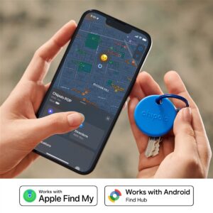 Chipolo POP – „Bluetooth“ sekiklis su keičiama baterija, skirtas „iOS“ ir „Android“, mėlynas - Image 4