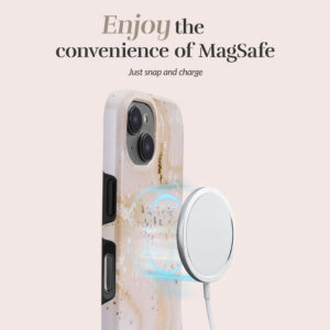 MIO Gold Marble Magsafe Compatible skirtas Apple iPhone Pro