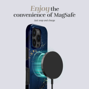 MIO Midnight Sparkle Magsafe dėklas Compatible skirtas Apple iPhone 17 Pro Max