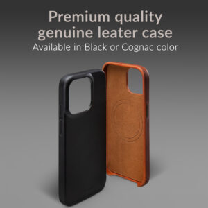 Mobilize Magsafe Compatible Premium Leather dėklas Apple iPhone 17 Pro Max Burned Cognac - Image 2