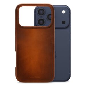 Mobilize Magsafe Compatible Premium Leather dėklas Apple iPhone 17 Pro Max Burned Cognac - Image 3