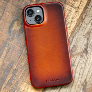 Mobilize Magsafe Compatible Premium Leather dėklas Apple iPhone 17 Pro Max Burned Cognac - Image 4