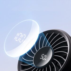 JisuLife rankinis ventiliatorius 7 juodos spalvos. - Image 4