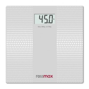 Rossmax WB101 stiklinės asmeninės svarstyklės – itin plonos / elektroninės (NAUJOS)
