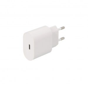 SEEK TOTI 20W Type-C PD sieninis greitasis įkroviklis su Type-C į Type-C, 1 m PVC duomenų kabeliu 3A, baltas - Image 3