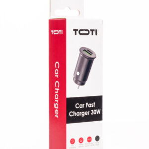 SEEK TOTI 30W Type-C + USB A automobilinis greitasis įkroviklis, juodas - Image 2