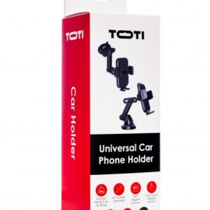 SEEK TOTI universalus automobilinis telefono laikiklis su siurbtuku, juodas - Image 2
