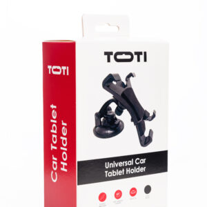SEEK TOTI universalus automobilinis planšetės laikiklis su siurbtuku, juodas - Image 3