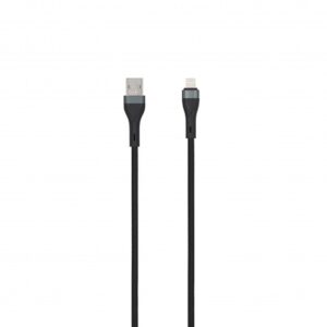 SEEK TOTI USB A į Lightning, 2m pintas laidas 2A (ne MFI), juodas