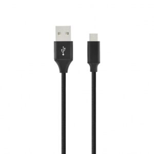 SEEK TOTI USB A į Micro USB, 1m pintas laidas 2A, juodas - Image 4