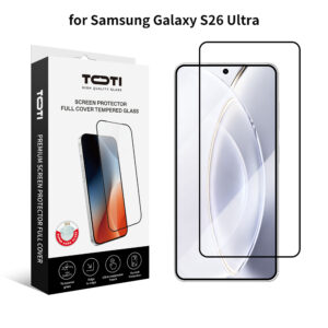 TOTI PREMIUM TEMPERED glass 2.5D screen protector full cover for Samsung Galaxy S26 Ultra - Image 1