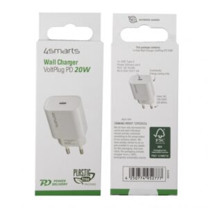 Wall Charger (without cable) VoltPlug PD 20W, white - Image 3