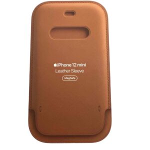 Apple odinis SLEEVE MHMP3ZM/A dėklas Apple iPhone 12 mini SADDLE BROWN