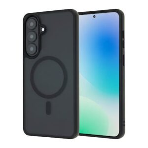 ScreenArmor MagAir Case Apsauginis MagSafe dėklas Samsung Galaxy A37, juodos spalvos