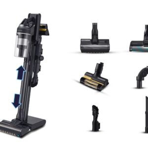 Samsung VS20C9554TK Dulkių siurbliui šluotai Baterija Sausa Cikloninis Bemaišis 0,8 L 580 W Juoda