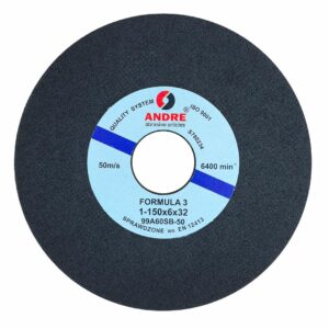 ANDRE ŠLIFAVIMO DISKAS JUOSTINIŲ PJŪKLŲ GALANDIMUI 150 x 6 x 32mm 99A60SB88 - 50 FORMULA "3"
