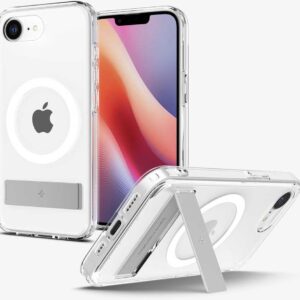 Spigen Ultra Hybrid S MagSafe, clear baltos spalvos - Apple iPhone 17e/16e