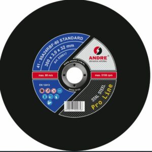 ANDRE PJOVIMO DISKAS METALUI 300 x 3,0mm x 32mm STANDARD PRO LINE 95A24RBF