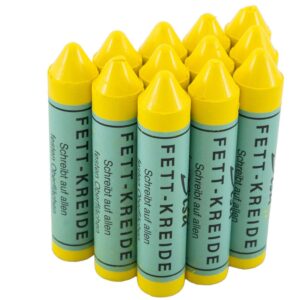 Geltona kreida SISA, 12 vnt.