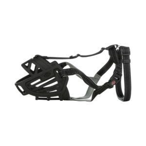 TRIXIE Flex antsnukis, guma, M, juodas - Image 3