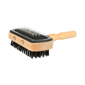 TRIXIE Minkštas šepetys, plastm./nailonas/metal. dantukai, 10x18cm