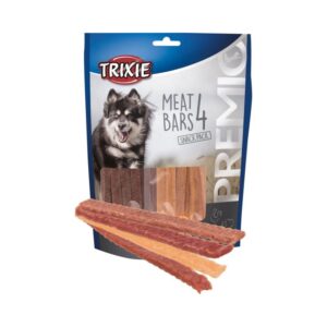 TRIXIE PREMIO 4 Meat Bars, vištiena/antiena/ėriena/lašiša, 4x100 g
