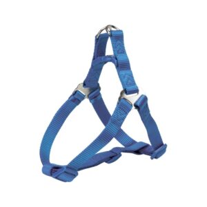 TRIXIE Premium One Touch petnešos, S 40-50cm/15mm, mėlynos