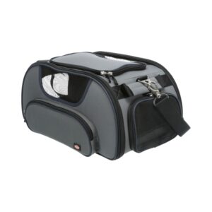 TRIXIE Wings transportavimo krepšys į lėktuvą, 28x23x46 cm, pilka-mėlyna - Image 2