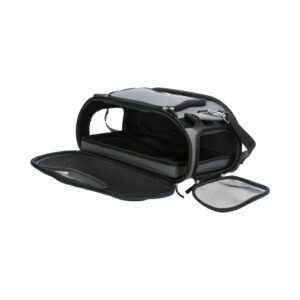 TRIXIE Wings transportavimo krepšys į lėktuvą, 28x23x46 cm, pilka-mėlyna