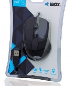 iBox i005 kompiuterio pelė Abiems rankoms USB A tipo Lazeris 1600 DPI - Image 2