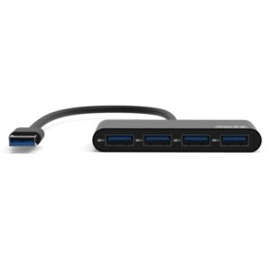 PORT CONNECT USB HUB, 4x USB 3.0, black