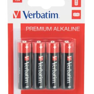 Alkaline batteries AA 4pack Verbatim - Image 1