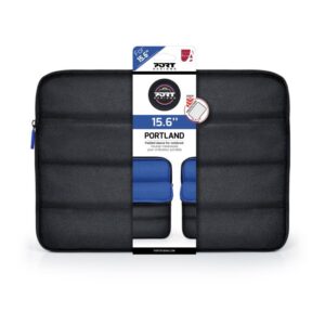 PORT DESIGNS PORTLAND padded laptop sleeve 15,6" notebook, black
