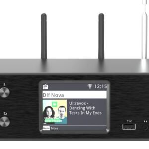 Telestar TOP 500 Hi-Fi Tuner DAB+/FM/Internet Radio, Bluetooth, USB, LAN/Wi-Fi, Black