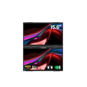 Verbatim Portable 15.6” FHD Dual Monitor Essentials, Black