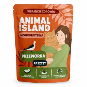 ANIMAL ISLAND Mono Quail - šlapias kačių maistas - 100g