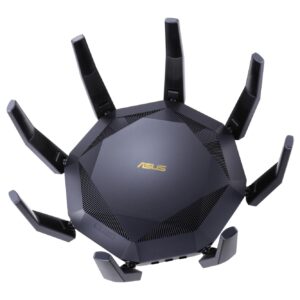 Wireless Router|ASUS|6000 Mbps|Mesh|Wi-Fi 6|USB 3.1|9x10/100/1000M|1x10GbE|1xSPF+|Number of antennas 8|RT-AX89X