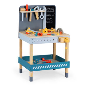 Medinis įrankių dirbtuvės rinkinys su 47 dalimis, ECOTOYS